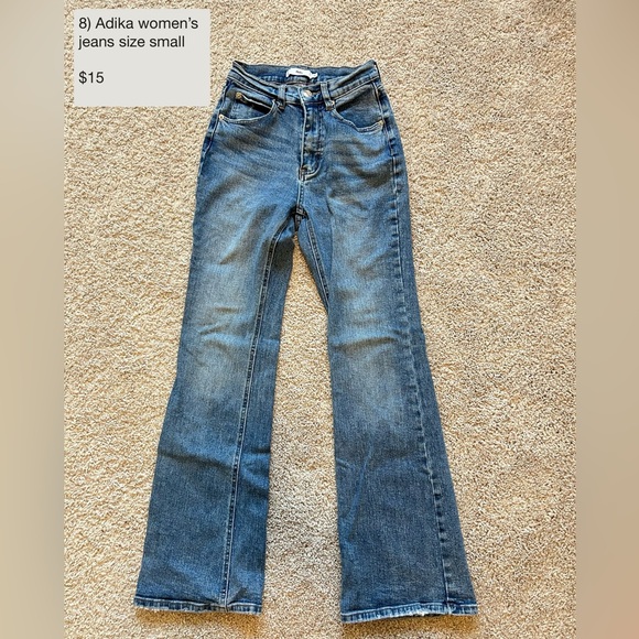 Adika Blue Flare Women's Jeans - Picture 1 of 3